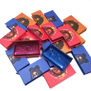 

20/30/40/50 Pcs Lash Box Wholesale 25mm Eyelash Packaging Box 3 Colors Lashes Case with Tray Wholeslae Eyelashes Package