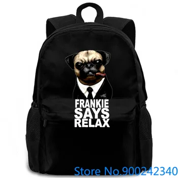

Frank The Pug Mib In Black Dog Animal Will Smith Tommy Print women men backpack laptop travel school adult student