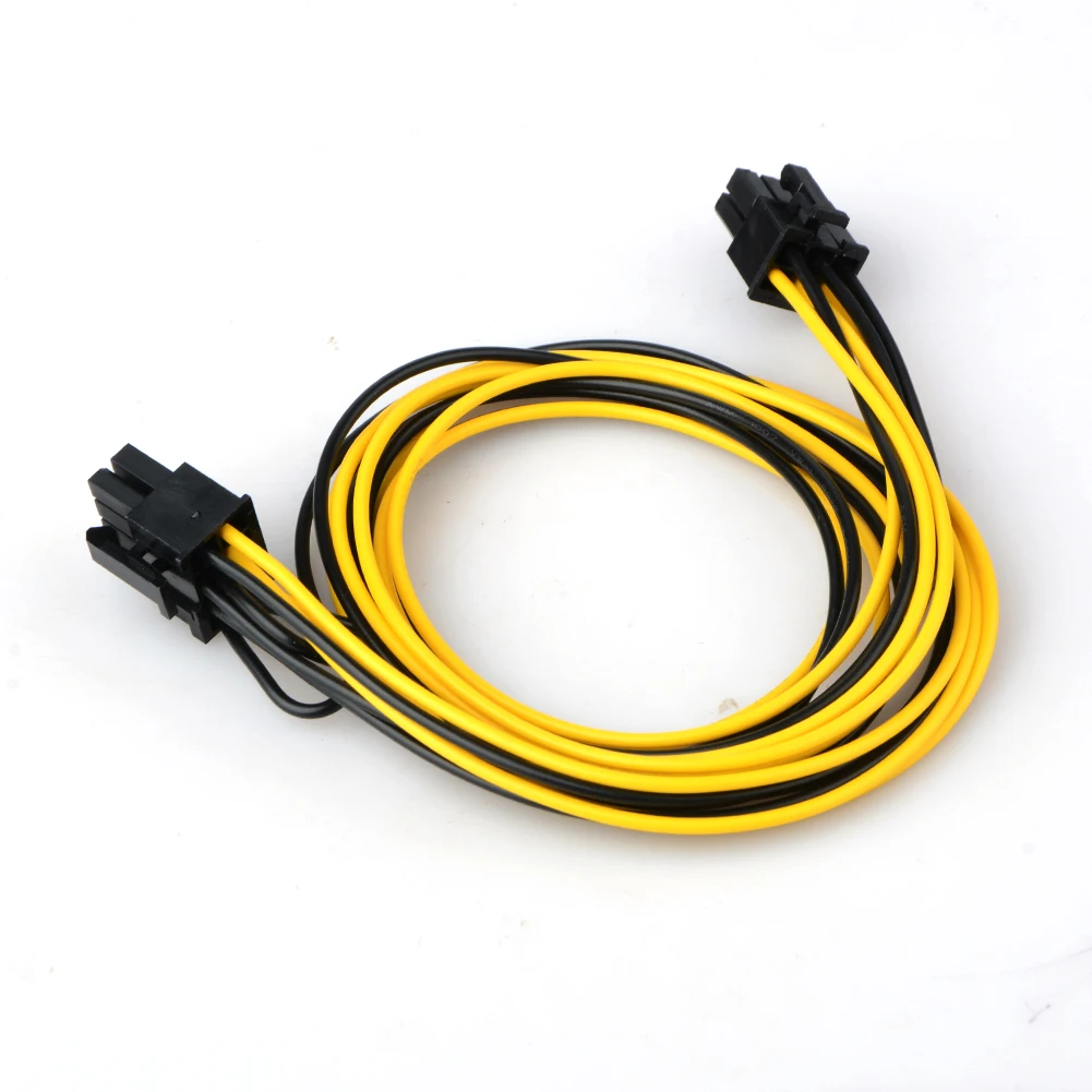 6 контактный штыревой разъем на 8 PCI Express кабель адаптера питания для видеокарты 6Pin