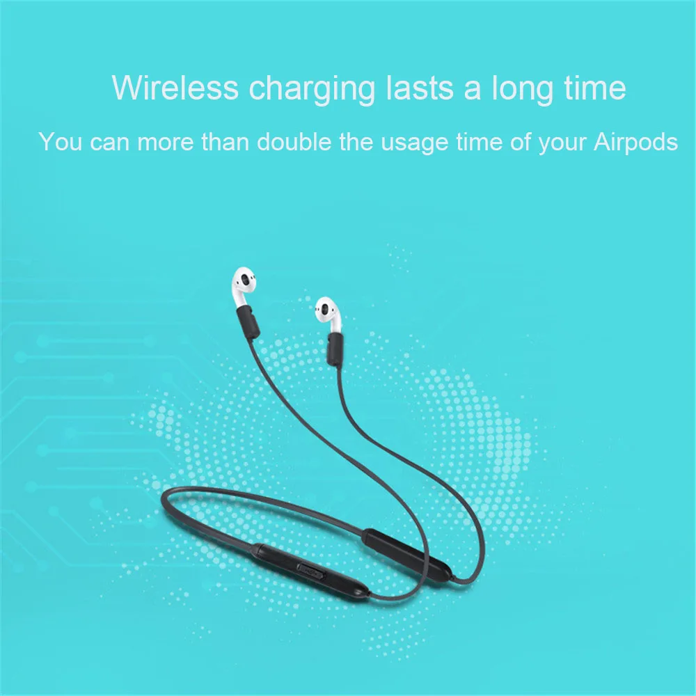 Wireless Earphone Holder Rope Anti-Lost Silicone Cord For Iphone AirPods Wireless Bluetooth Headphone Neck Strap Cord String