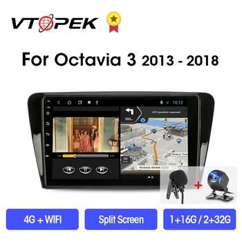 

VTOPEK Android 9.0 T3L PLUS For Skoda Octavia 3 A7 2013-2018 Car Radio Multimidia Video Player Navigation GPS No 2din 2 din dvd
