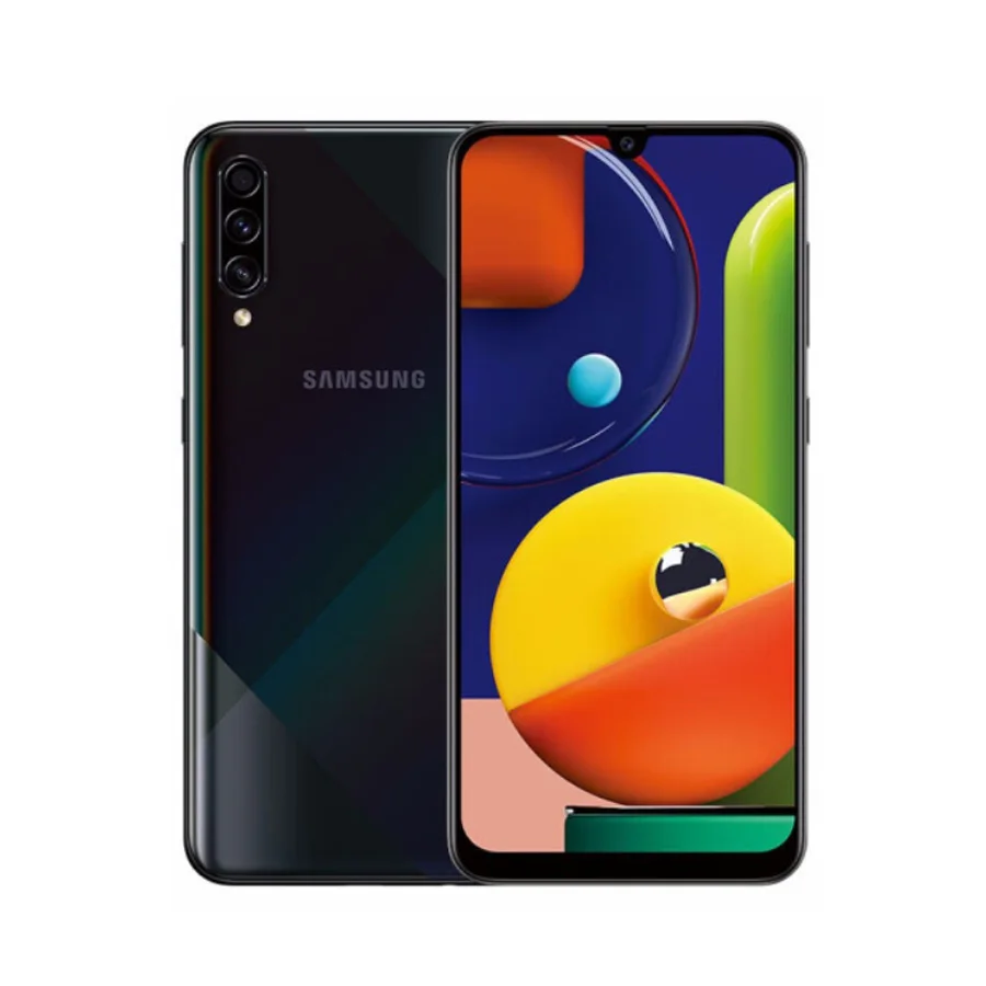 Мобильный телефон samsung Galaxy A50s A507FN-DS, 6,4 дюймов, 6 ГБ ОЗУ, 128 Гб ПЗУ, четыре ядра, тройная задняя камера, экран, отпечаток пальца, две sim-карты - Цвет: 6GB 128GB Black
