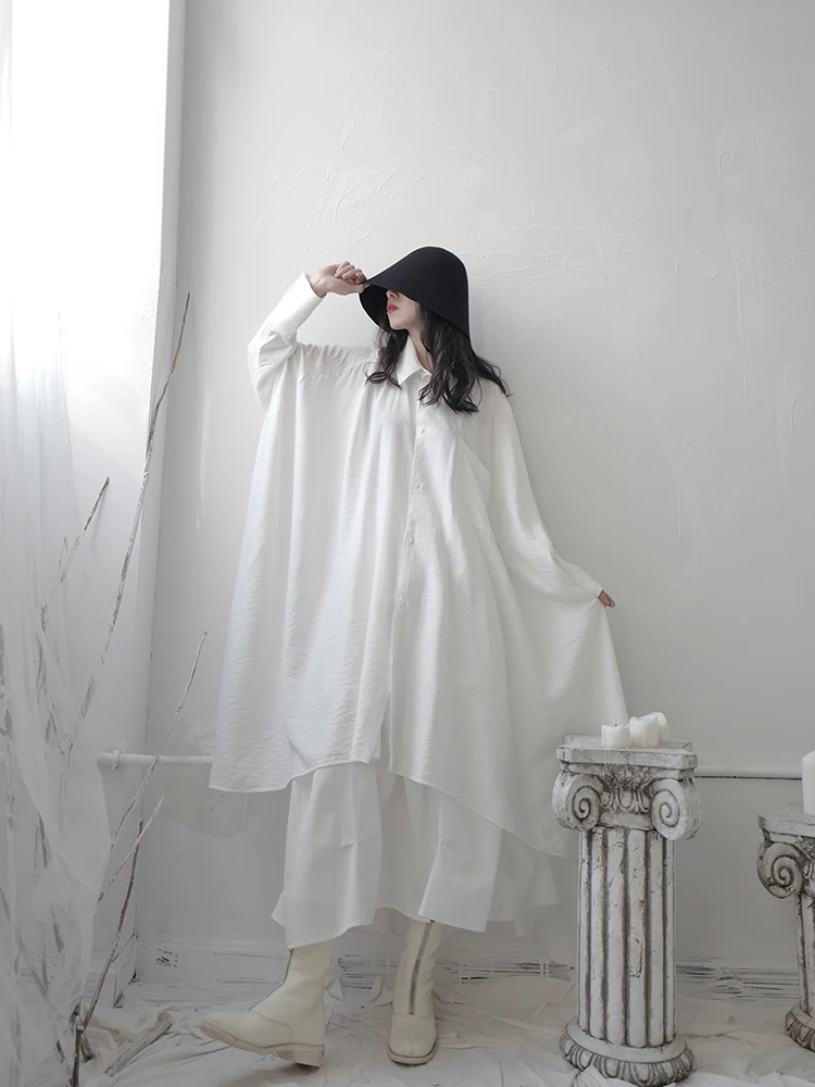 Yamamoto summer dress loose baggy irregularly
