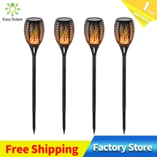 Режим третьей передачи Водонепроницаемый Мягкий светильник Мигающий Огонь лампа солнечная наружная Ландшафтная декоративная лампа с автоматическим выключателем освещения