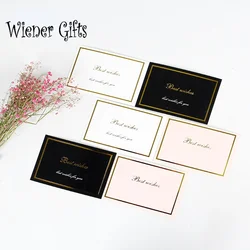 20Pcs/lot New Black & White Seal Sticker with best Wishes For You Cookie Baking Food Labels Hand Made Sealing Sticker