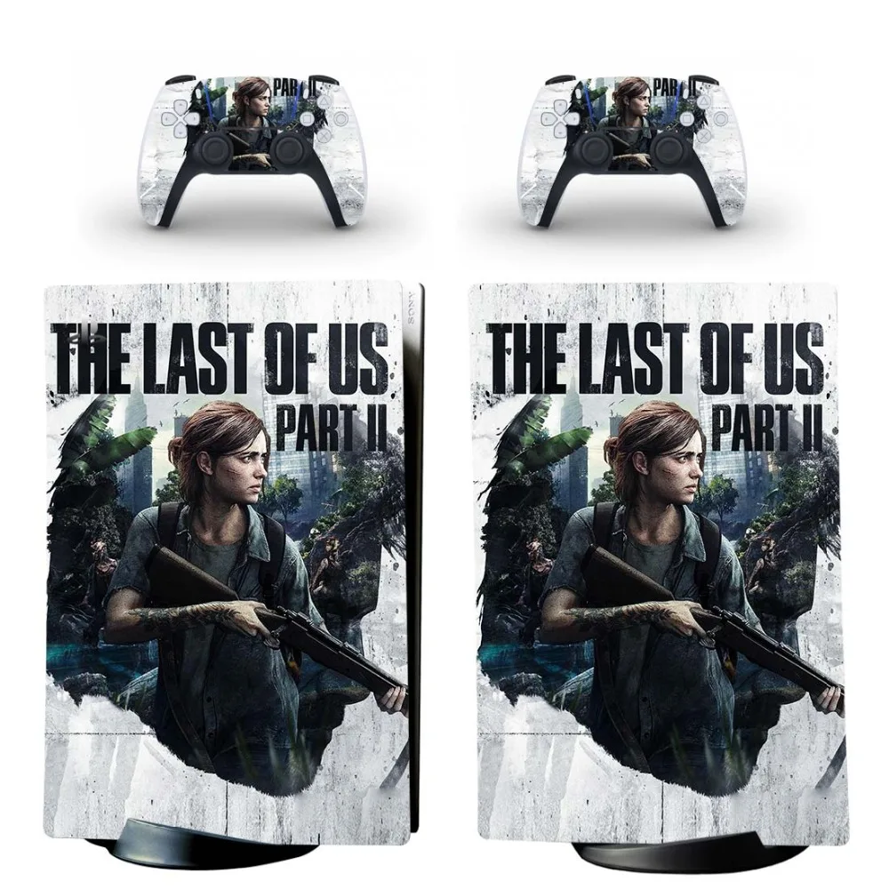 The Last of Us PS5 Digital Edition наклейка на кожу для консоли PlayStation 5 и контроллеров виниловая