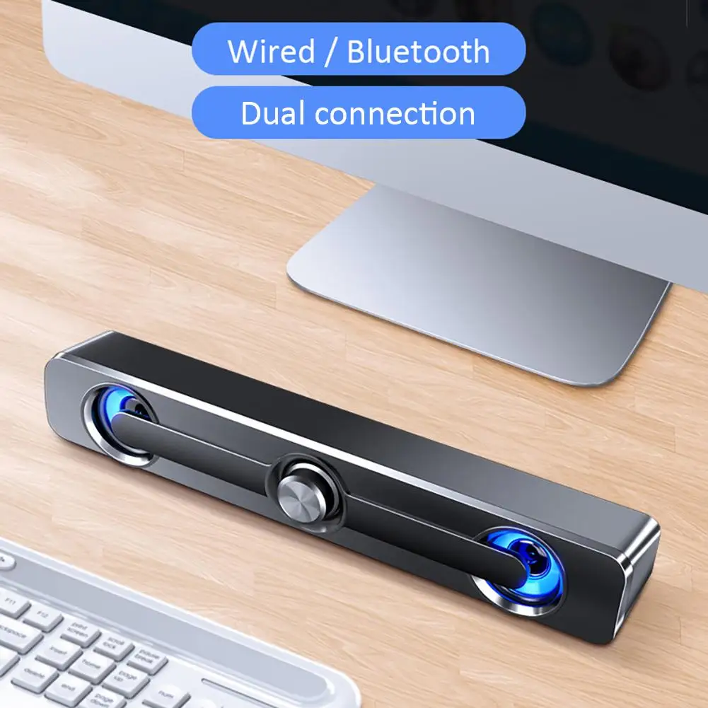2020 TV Sound Bar USB Wired and Wireless Bluetooth Home Theater FM Radio Surround SoundBar for PC TV Speaker for Computer|Soundbar| – AliExpress