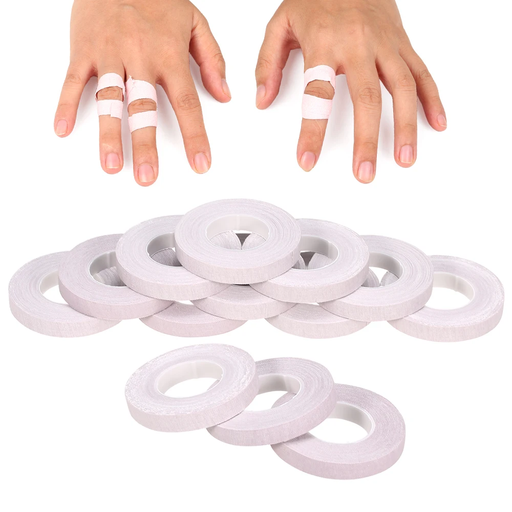 6pcs / 13pcs Skin Finger Tapes Cotton Athletic Tape Rolls for Grappling Climbing Wrestling MMA