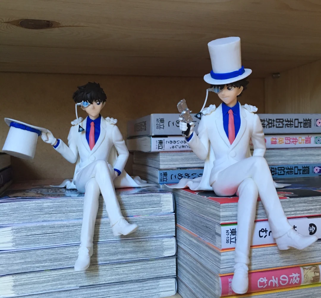Detective Conan PM маленькая фигурка 14 см малыш Фантом Вор 2 набор лапши пробка