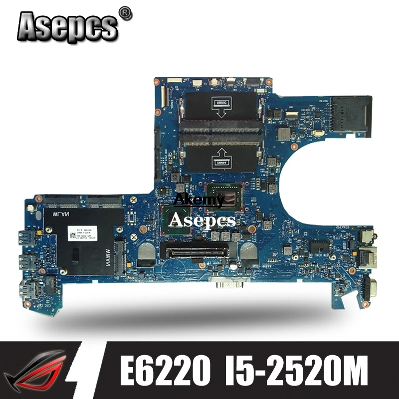 

For DELL Latitude E6220 Laptop Motherboard I5-2520M CN-0R97MN 0R97MN R97MN Tested 100% work