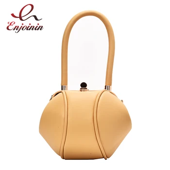 

Unique Hit Color PU Leather Dumpling Bucket Handbag Trendy Ladies messenger Bag Women Shoulder Bag High Quality Women Purses
