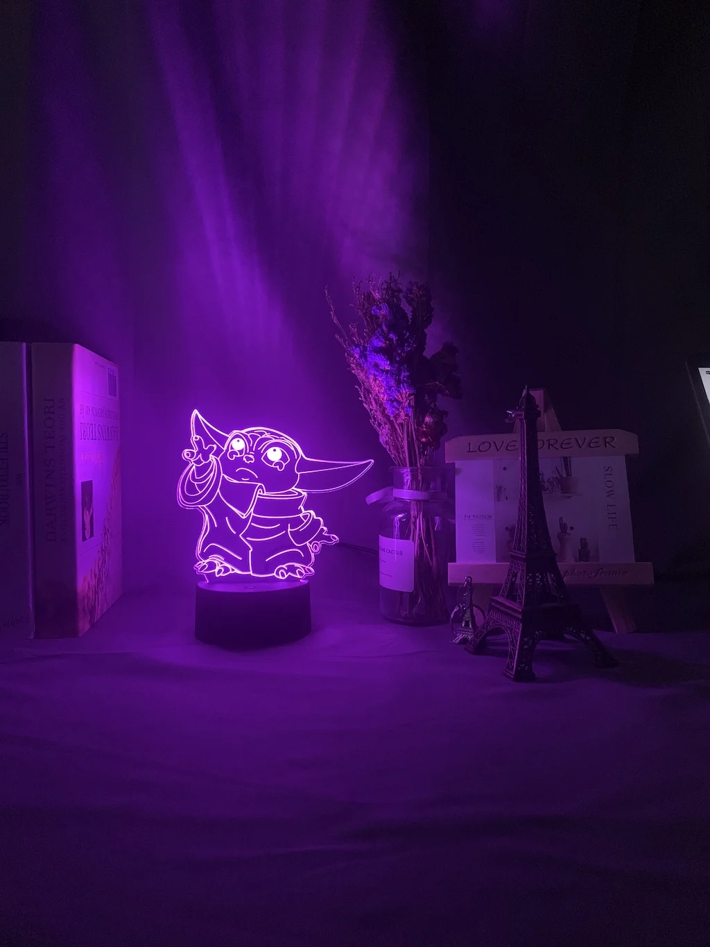 3d лампа грустный ребенок йода фигурка ночник для ребенка Спальня Декор