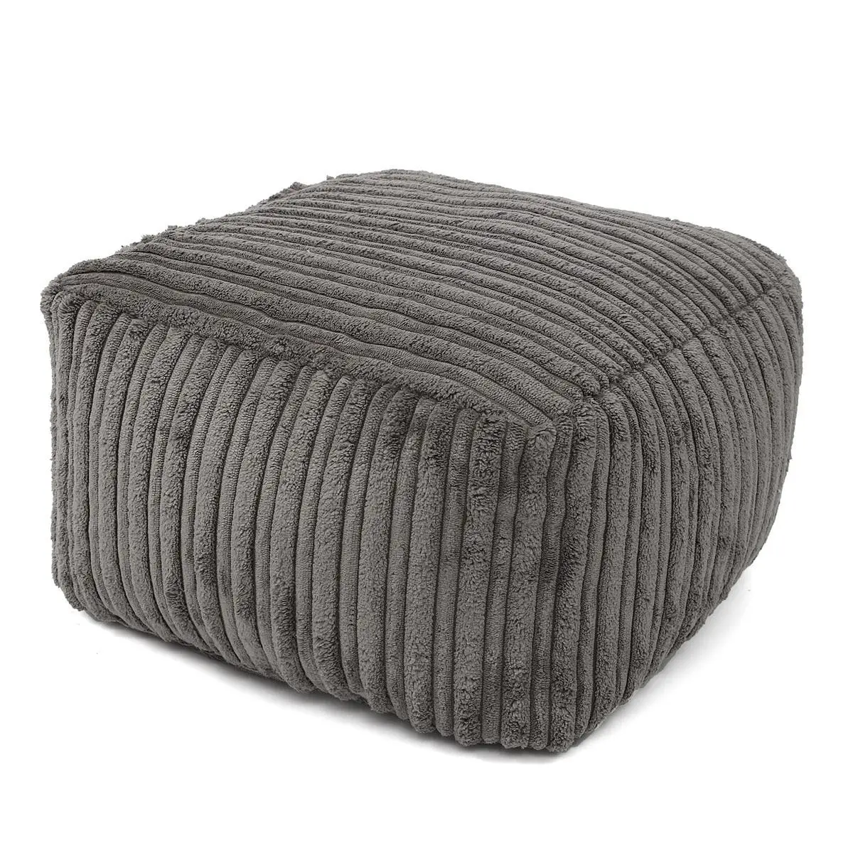Footrest cover Sofa Cover Seat Footstools Foot Rest Stool Covers Pouffe Ottoman Corduroy Furniture Beanbag Cover No filling