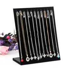 11 Hooks L Shape Bracelet Chain Necklace Jewelry Display Holder Stand Organizer Jewelry Necklace Bracelet Hang Show Rack Chains