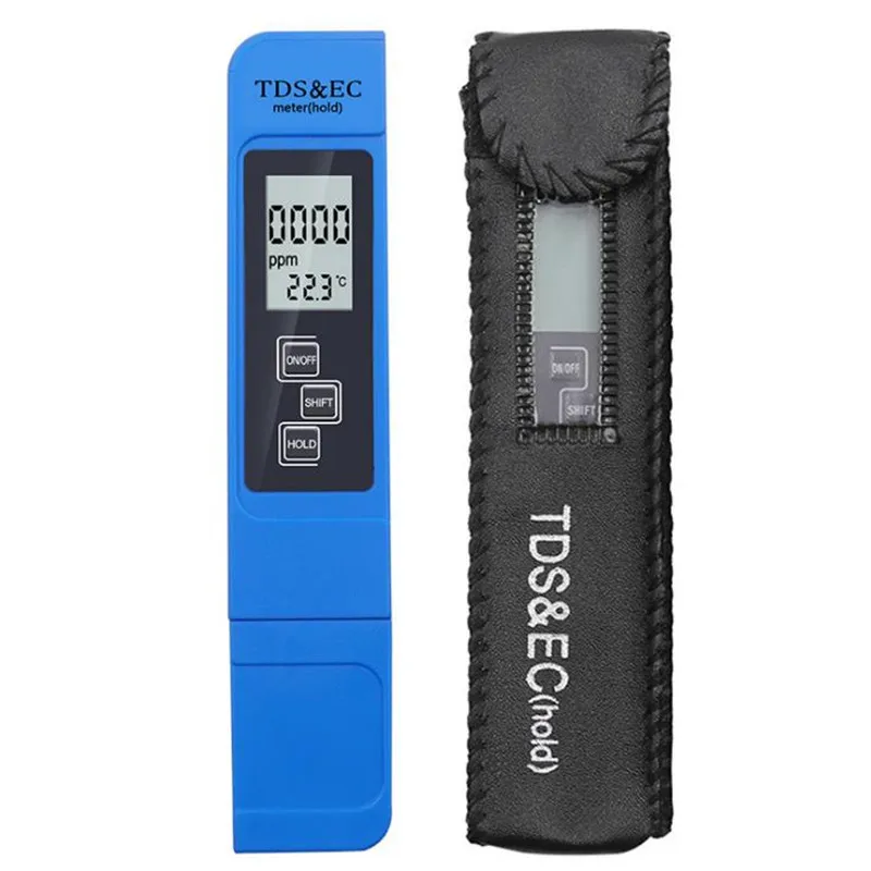 PH Meter 0.01 PH High Precision Water Quality Tester with 0-14 PH Measurement Range,TDS Water Quality Tester TDS&EC LCD Water handheld ph meter Measurement & Analysis Tools