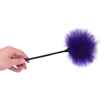 DUREN Erotic Bdsm Feather Tickled Whip Bondage Punish Fetish Leather Spanking Paddle Play Flogger Lover Riding Crop Pony Sex Toy 5