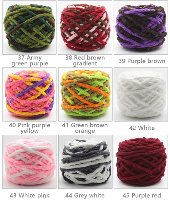Muikle Cotton Yarn Dishcloths Woobie Blanket Soft Hand Knitting Sock Thick  Hand-woven Craft Scarf - AliExpress