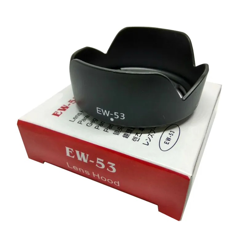 

EW-53 Lens Hood Reversible Camera Lente Accessorie 49mms for Canon EOS M10 EF-M 15-45 mm f/3.5-6.3 IS STM Lens with box