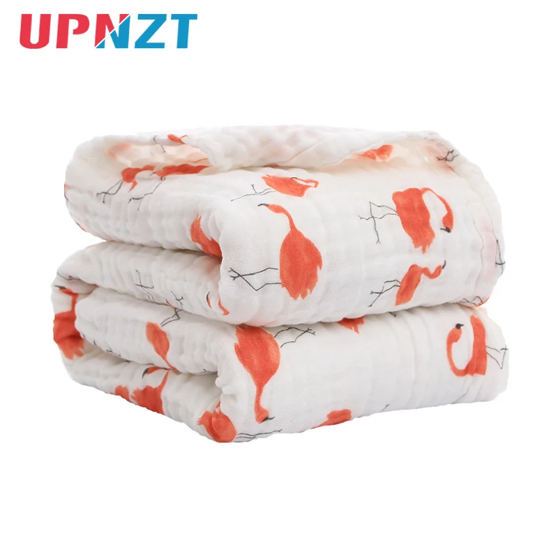 

Six-layer Seersucker Baby Quilt Infant Kids Cotton Gauze Bath Towel Cart Cover Blanket for Baby Children Toweling Coverlet 110CM