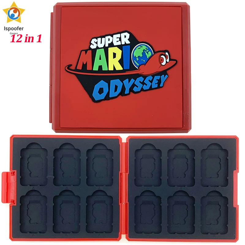 12 в 1 Nintendo Switch Lite игровые карты переносной чехол для хранения 3d-рисунков коробка