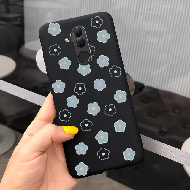 kwmobile Funda compatible con Huawei Mate 20 Lite - Funda de silicona TPU  con acabado suave - Blue Reef