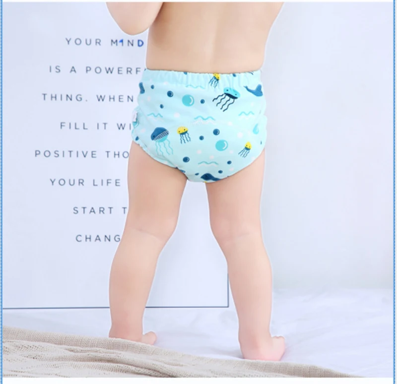 Baby Training Pants Cloth Diapers Washable 6 Layers Gauze Cover Breathable Spring Reusable Newborn Diaper 0-3Y Toddler Panties