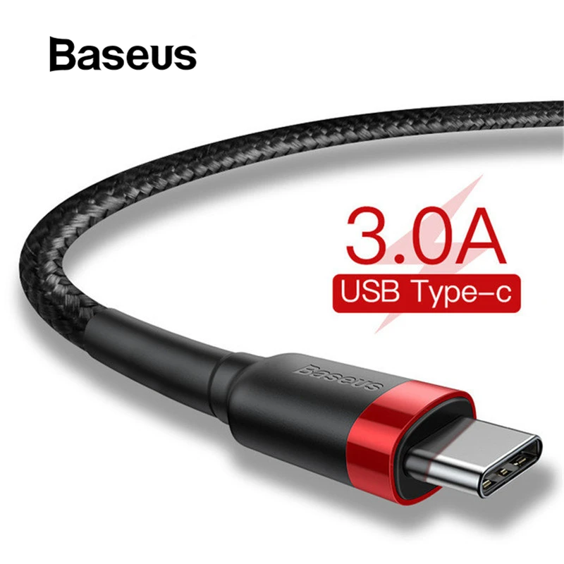 Baseus USB Type C кабель для Samsung S10 S9 Quick Charge 3,0 кабель USB C Быстрая зарядка для Huawei P30 Xiaomi USB-C зарядное устройство Baseus USB Type C кабель для Samsung S10 S9 Quick Charge 3,0 кабель USB C Быстрая зарядка для Huawei P30 Xiaomi USB-C зарядное устройство