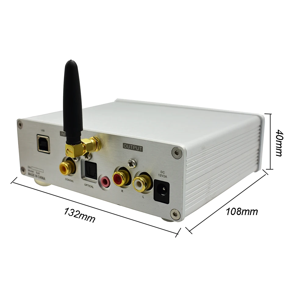 Двойной AK4493EQ DSD DAC Bluetooth 5 0 APTX HD беспроводной плеер коаксиальное волокно поддержка