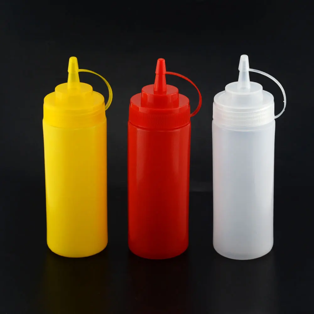2019 сжимаемые Бутылочки для приправ с крышкой закручиванием бутылочки кетчупа
