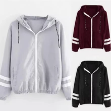 Женский тренировочный костюм, спортивные повседневные толстовки с капюшоном, Женские флисовые куртки с двойной полоской и шнуровкой на молнии, спортивные свитера для бега
