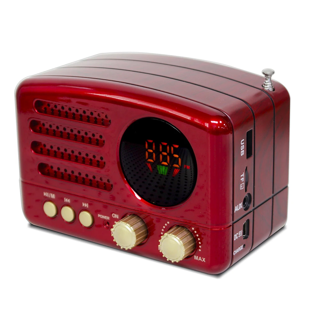 Ручной TF слот для карт Mini usb зарядка FM AM Карманный приемник легкий портативный Радио Bluetooth динамик с антенной