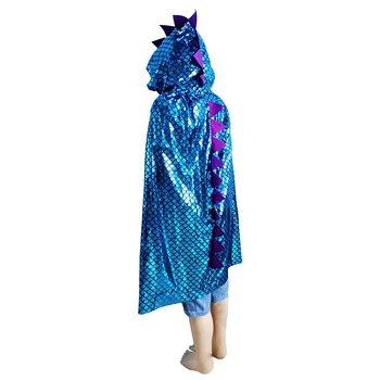 

Halloween Cloak Children's Masquerade Show Dress Up Costume Party Dinosaur Cape Cloak