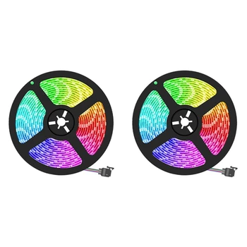 

WiFi LED Strip Lights 5M/150 Light Waterproof RGB Light Strip with 24Keys Remote for Halloween Christmas Party