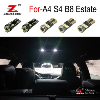 

18pc x Canbus No Error LED trunk bulb + LED Interior dome Light Kit for Audi A4 S4 B8 Estate Avant ( 2009 2010 to 2015 )