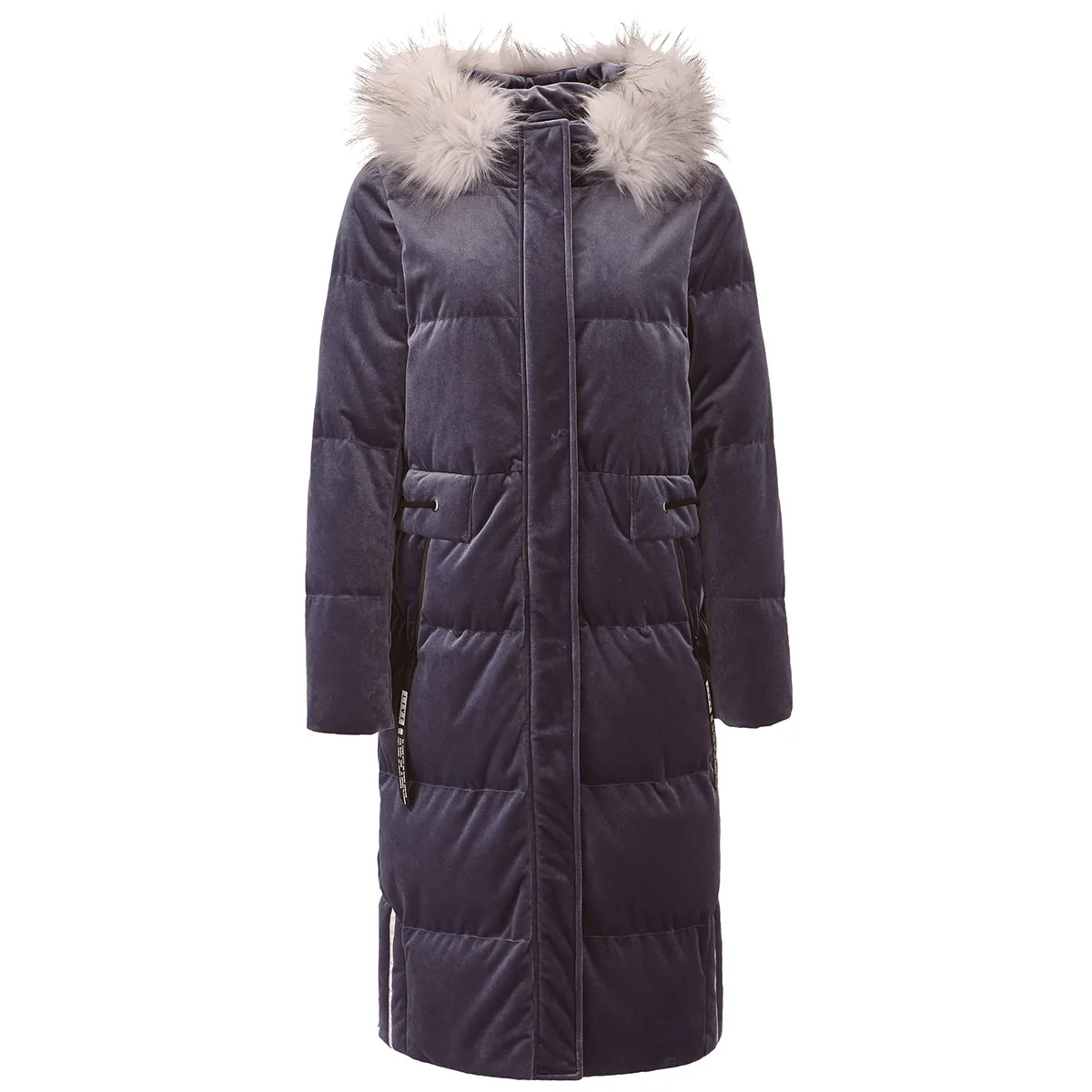 INMAN зимнее женское пальто с капюшоном и меховым воротником, теплое ветрозащитное свободное повседневное длинное женское пуховое пальто