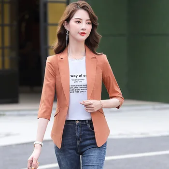 

Women's Wear 2020 Foreign Style Long Sleeve Business Work Occupation Temperament Fan Leisure Short Money Occupation Yan622