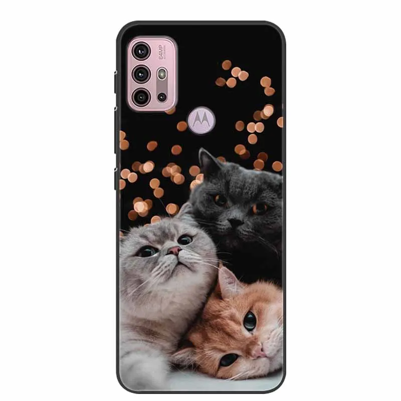 Fashionable Soft Silicone Back Cover Phone Case - Fits 6.5'' Models