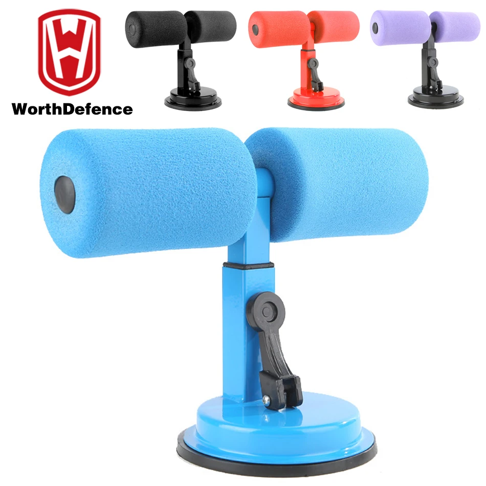 Worthdefence Portable Sit Up Machine Abdominal Gear Push Up Stand Handle Bar Workout Exercise Fitness Equipment for Home Gym