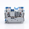 Din Rail Terminal Block PT-2.5 Push In Terminal Connector Spring Screwless Electrical Wire Conductor Terminal Block PT2.5 10pcs ► Photo 3/6