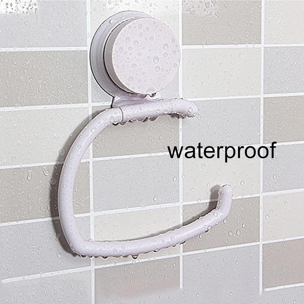 Sucker Roll Paper Tissue ABS Organization Shelves Livingroom Kitchen Toilet Towel Rack Creative Bathroom Accessories Cabinet