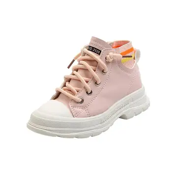 

Children Martin Boots PU Leather Waterproof Motorcycle Boots Winter Kids Snow Boots Brand Girls Princess Shoes Rubber Boots