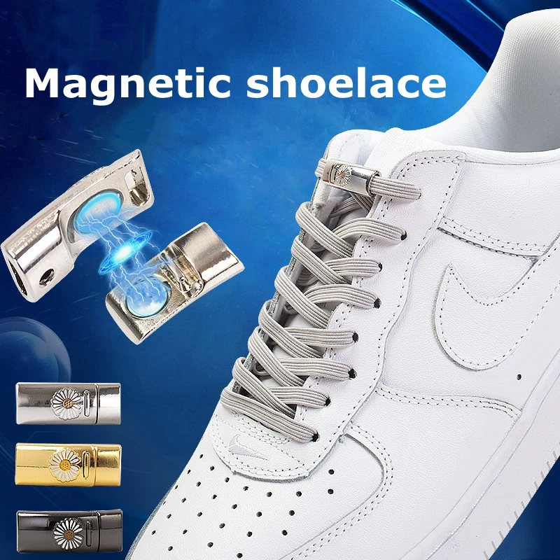 

1Pair Magnetic ShoeLaces No Tie Shoes lace Elastic Locking ShoeLace Special Creative Kids Adult Unisex Sneakers Laces strings
