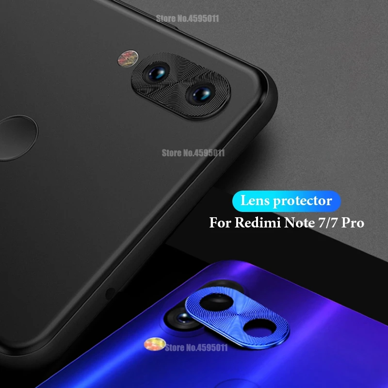 Защитное кольцо для объектива камеры для Xiaomi Redmi Note 7 Pro Защита камеры металлическое защитное кольцо для Redmi Note 7Pro