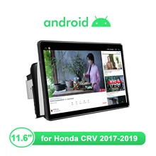 

New 11.6 Inch Android 10.0 Head Unit Car Multimedia Player 1920*1080 4GB RAM 64GB ROM RDS DSP Fast Boot For Honda CRV 2017-2019