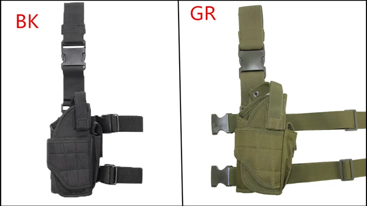 Тактический Пистолет для левой/правой ноги, чехол для страйкбола, пистолет для GLOCK 17 19 Beretta M9 Revolver sig P320, регулируемая кобура