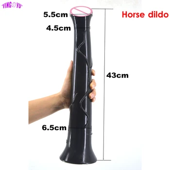 Huge Animal Dildo Long Dog Horse Wolf Penis With Suction Cup Big Dick Sex Toys For Woman Vagina Anal Masturbator Adult Products 2