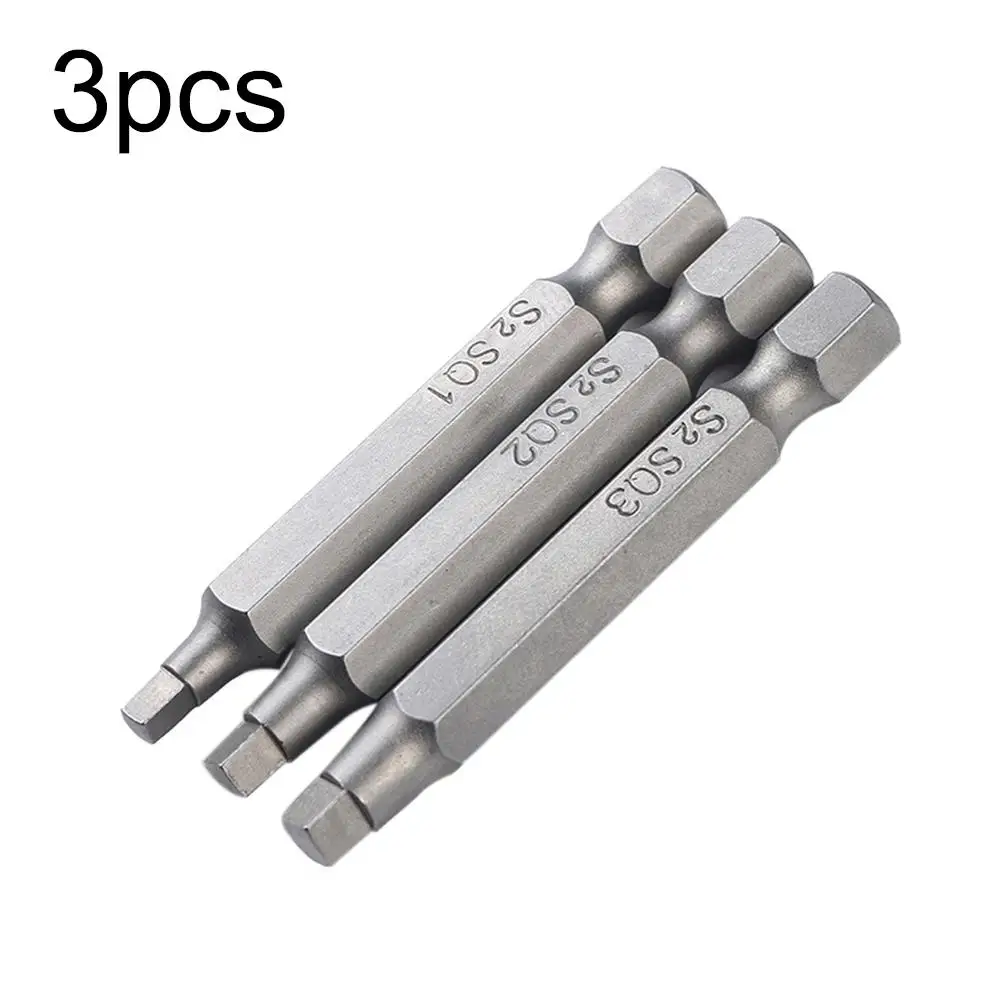 3PCS S2 Electric Driver Bits Hand Tools Screwdriver Drill Bit Alloy