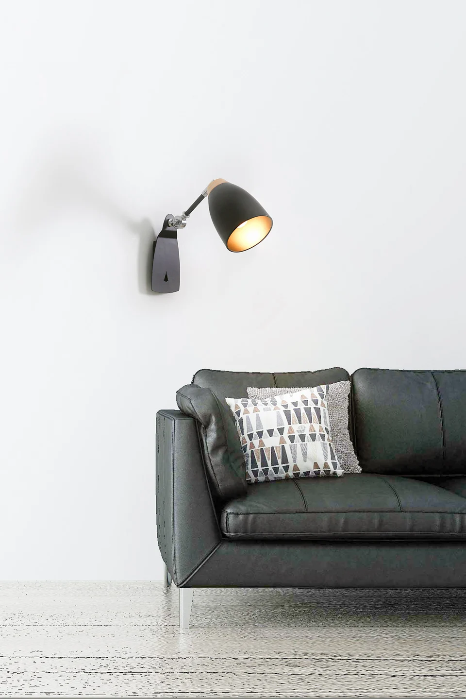 Светодиодный настенный светильник Изысканная простая прикроватная лампа для чтения в гостиной вращающаяся на 350 ° 86-265 в может заменить лампу