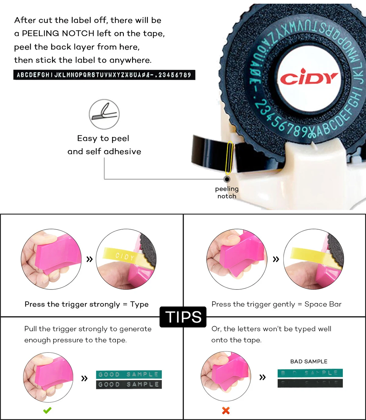 stick on label maker