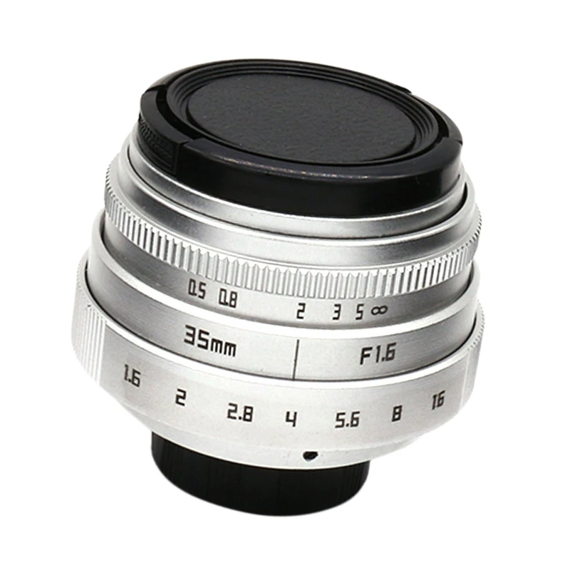 35 мм F1.6 C крепление объектива камеры с переходным кольцом для PanasOnic Olympus|Объективы